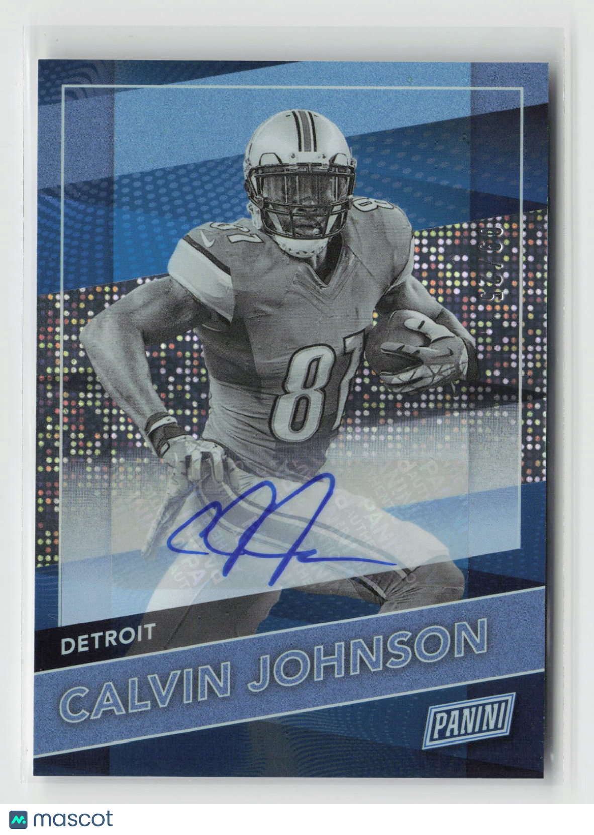 Calvin Johnson 2026 National Convention Silver Redemption Packs Auto /25 #43