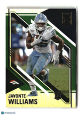 Javonte Williams 2021 Donruss Elite Green #133
