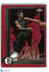 Nic Claxton 2025-26 Topps Chrome Update Magenta Refractor #123 #/399