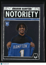 Omarion Hampton 2025 Panini Mosaic Notoriety #20