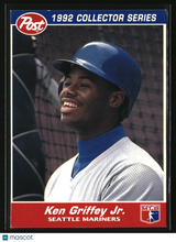 Ken Griffey Jr. 1992 Post Cereal #20