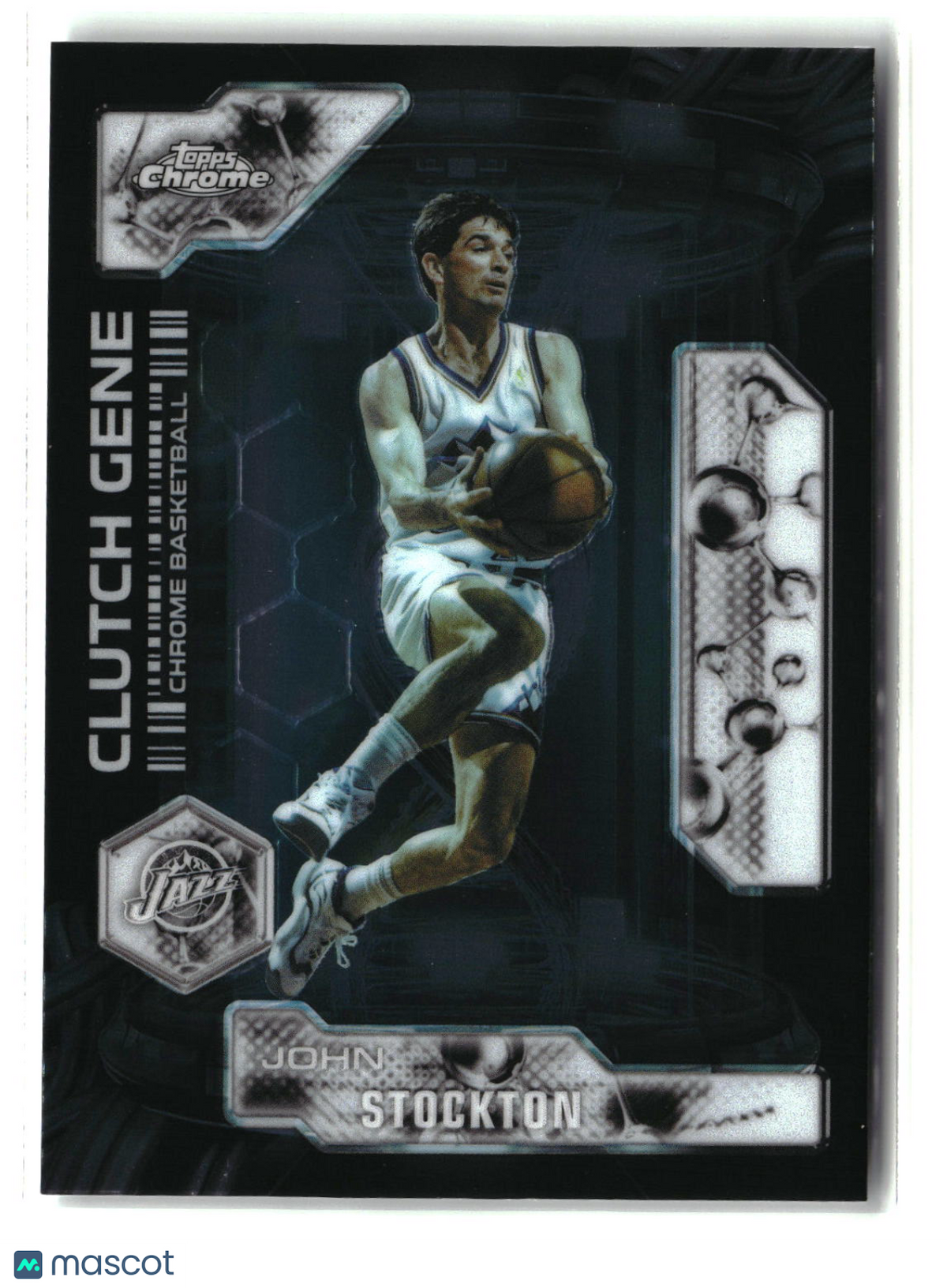 John Stockton 2025-26 Topps Chrome Update Clutch Gene #CG-30