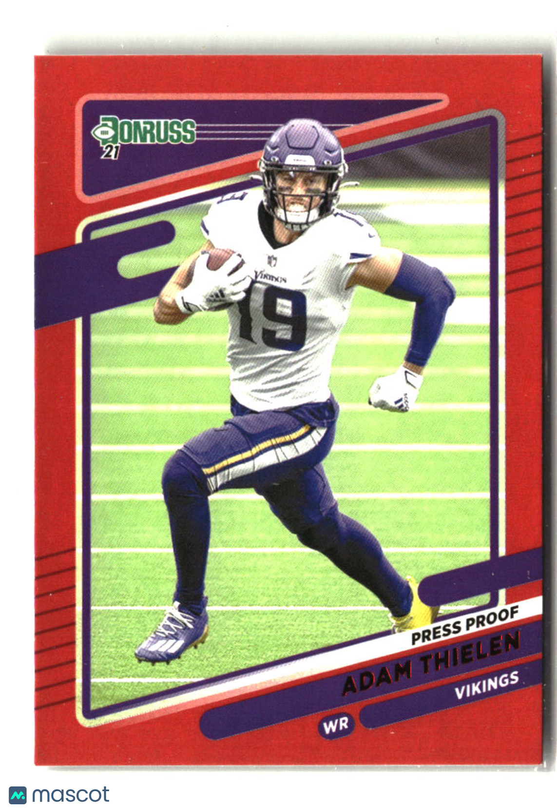 Adam Thielen 2021 Donruss Press Proof Red #126