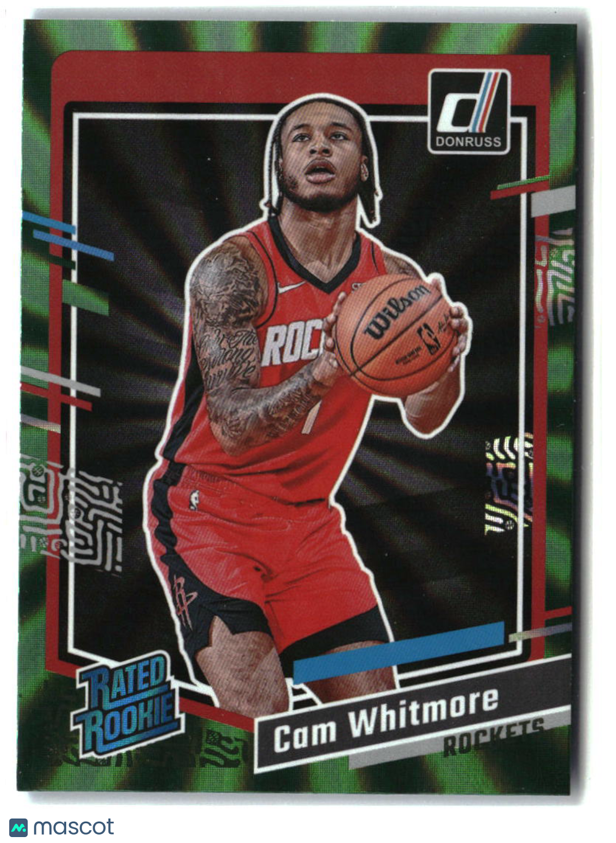 Cam Whitmore 2023-24 Donruss Green Laser Holo #211