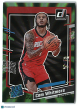 Cam Whitmore 2023-24 Donruss Green Laser Holo #211