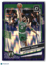 Jayson Tatum 2023-24 Donruss Optic Purple Shock #140