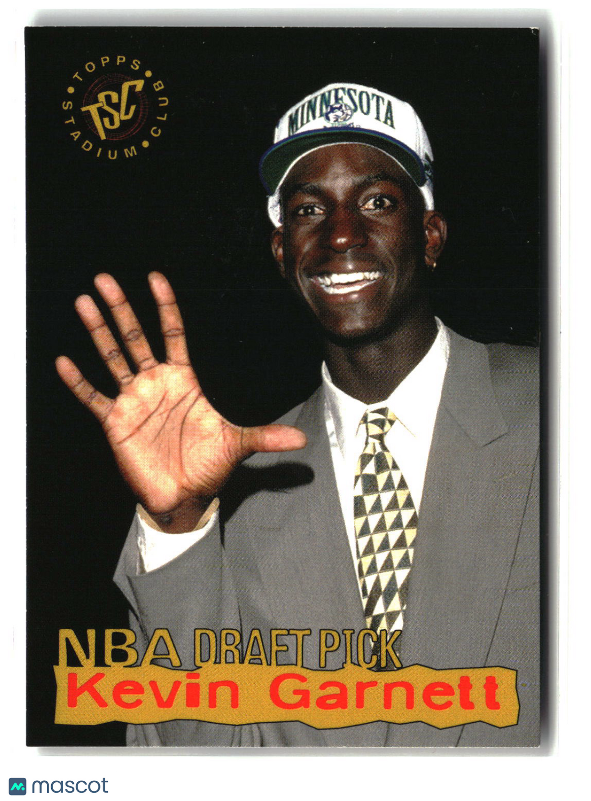 Kevin Garnett 1995-96 Stadium Club Draft Picks #5