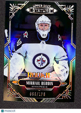 Mikhail Berdin 2020-21 Upper Deck Stature Green #149 #/175