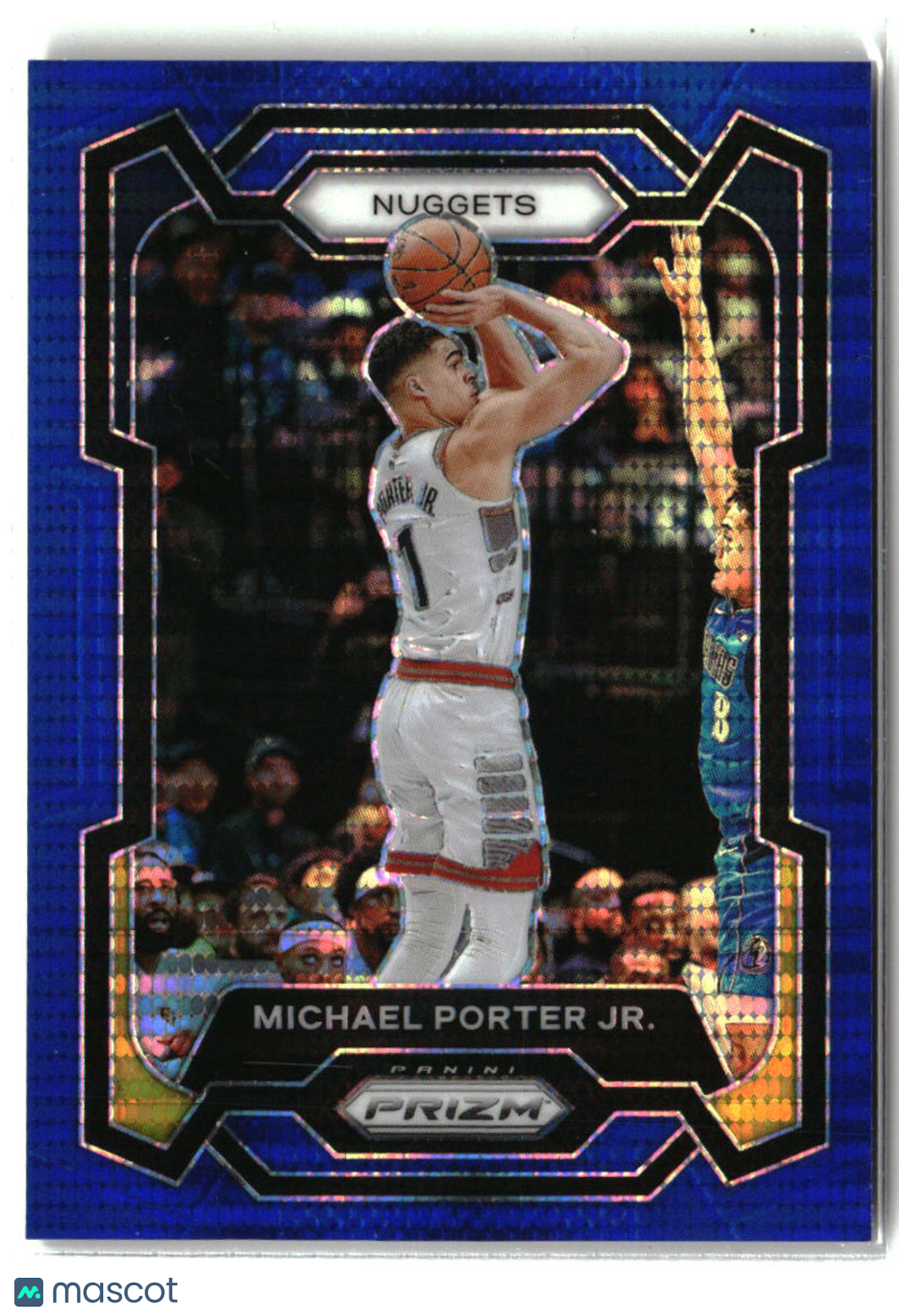 Michael Porter Jr. 2023-24 Panini Prizm Prizms Blue Seismic #116 #/99