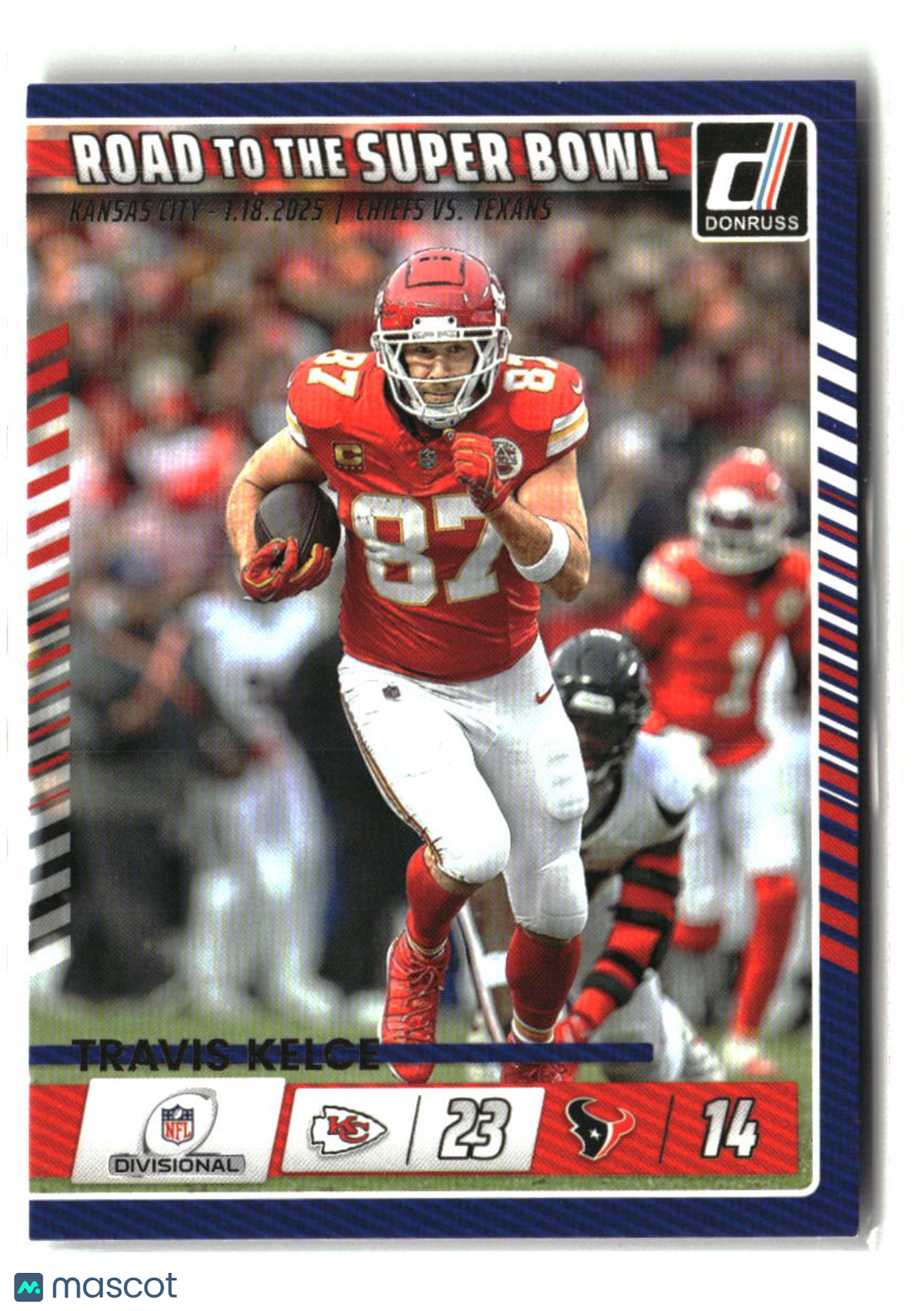 Travis Kelce 2025 Donruss Road to the Super Bowl Divisional Round #1