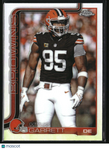 Myles Garrett 2025 Topps Chrome Refractor #70