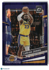 LeBron James 2023-24 Donruss Optic Purple Shock #65