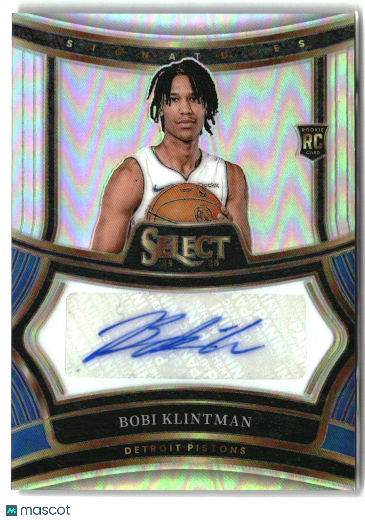 Bobi Klintman 2024-25 Panini Select Rookie Signatures #RS-BOB #/249