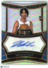 Bobi Klintman 2024-25 Panini Select Rookie Signatures #RS-BOB #/249
