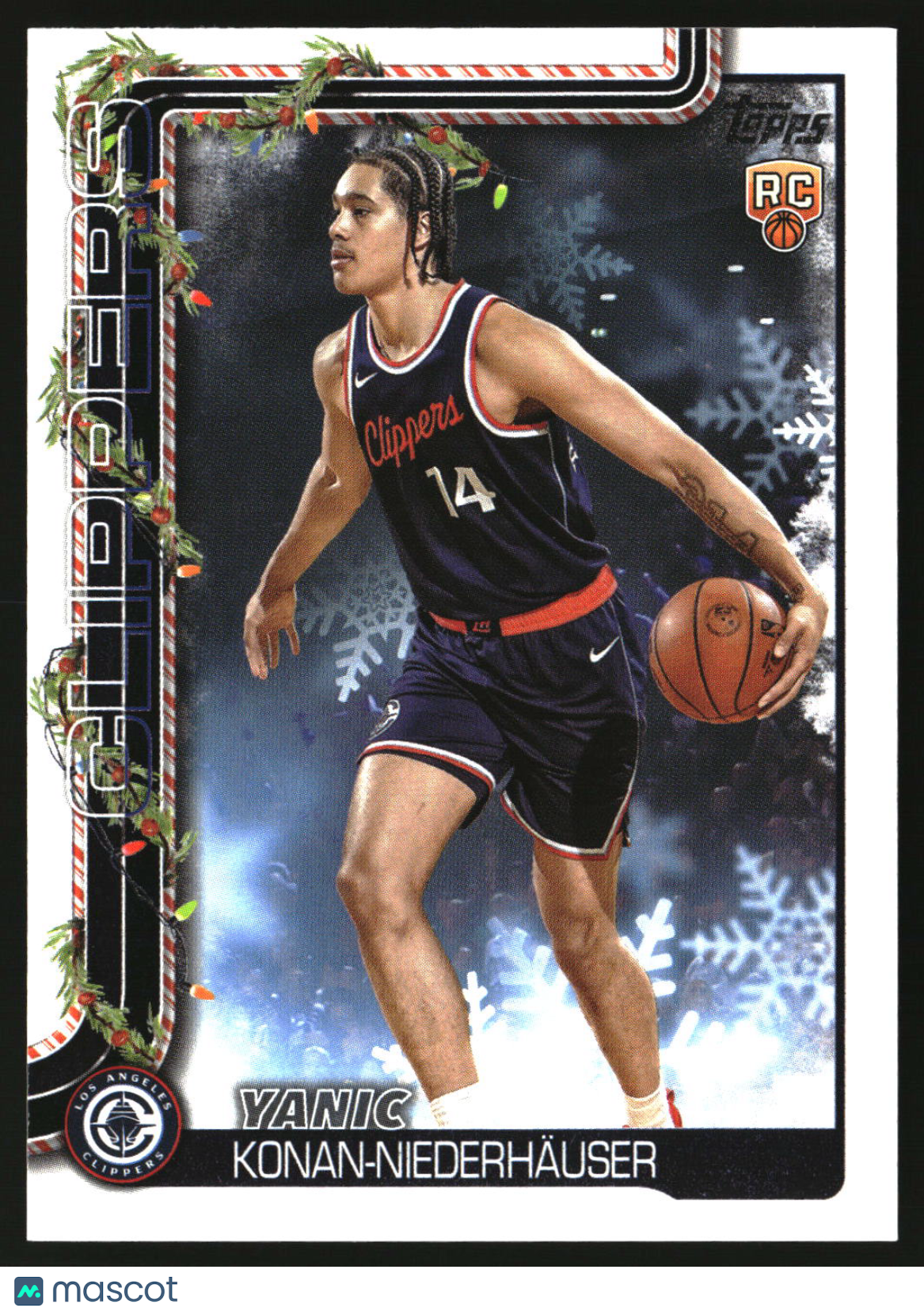Yanic Konan Niederhauser 2025-26 Topps Holiday #H190