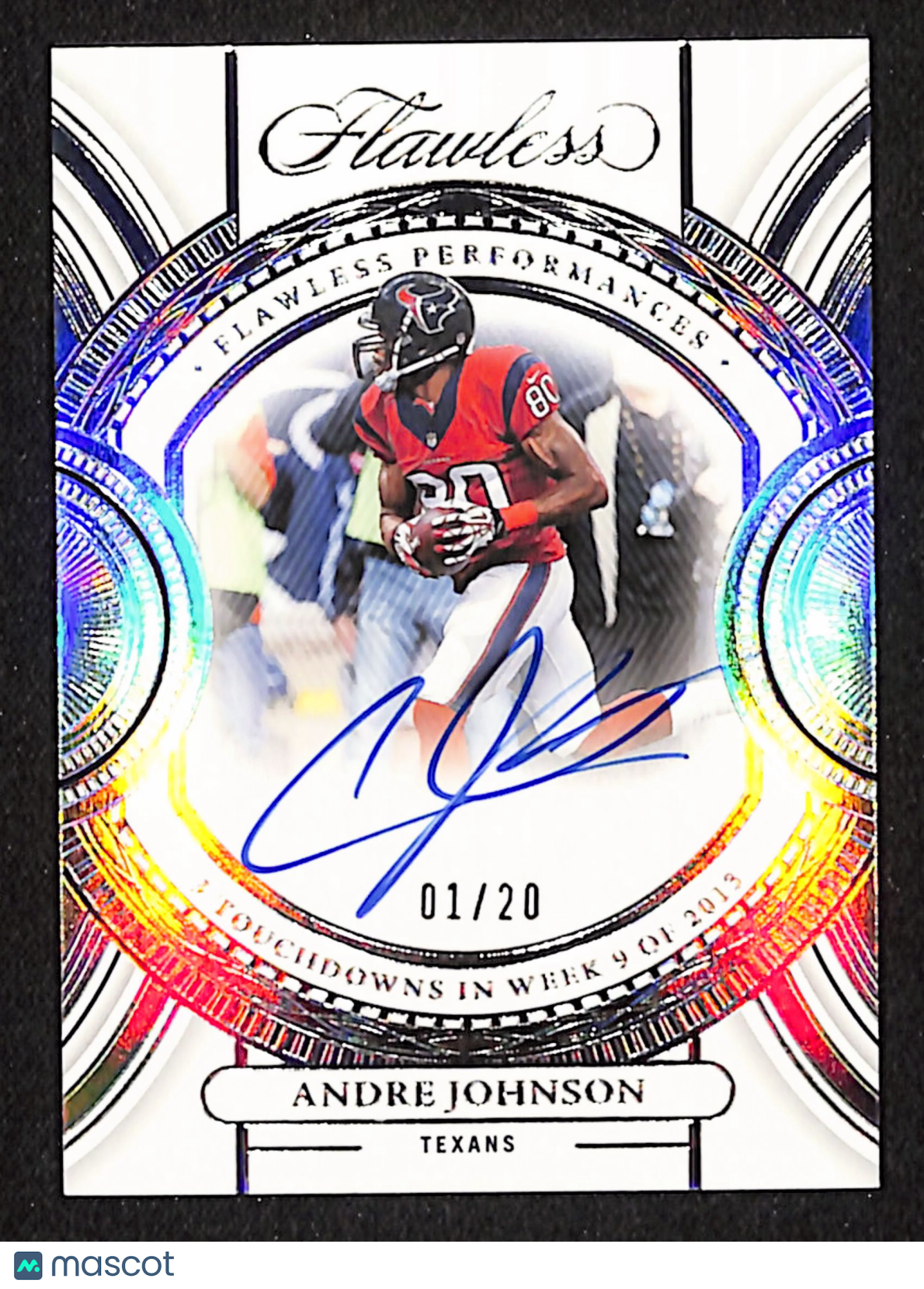 Andre Johnson 2023 Panini Flawless Performances /20 #FP-AJO