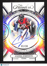 Andre Johnson 2023 Panini Flawless Performances /20 #FP-AJO