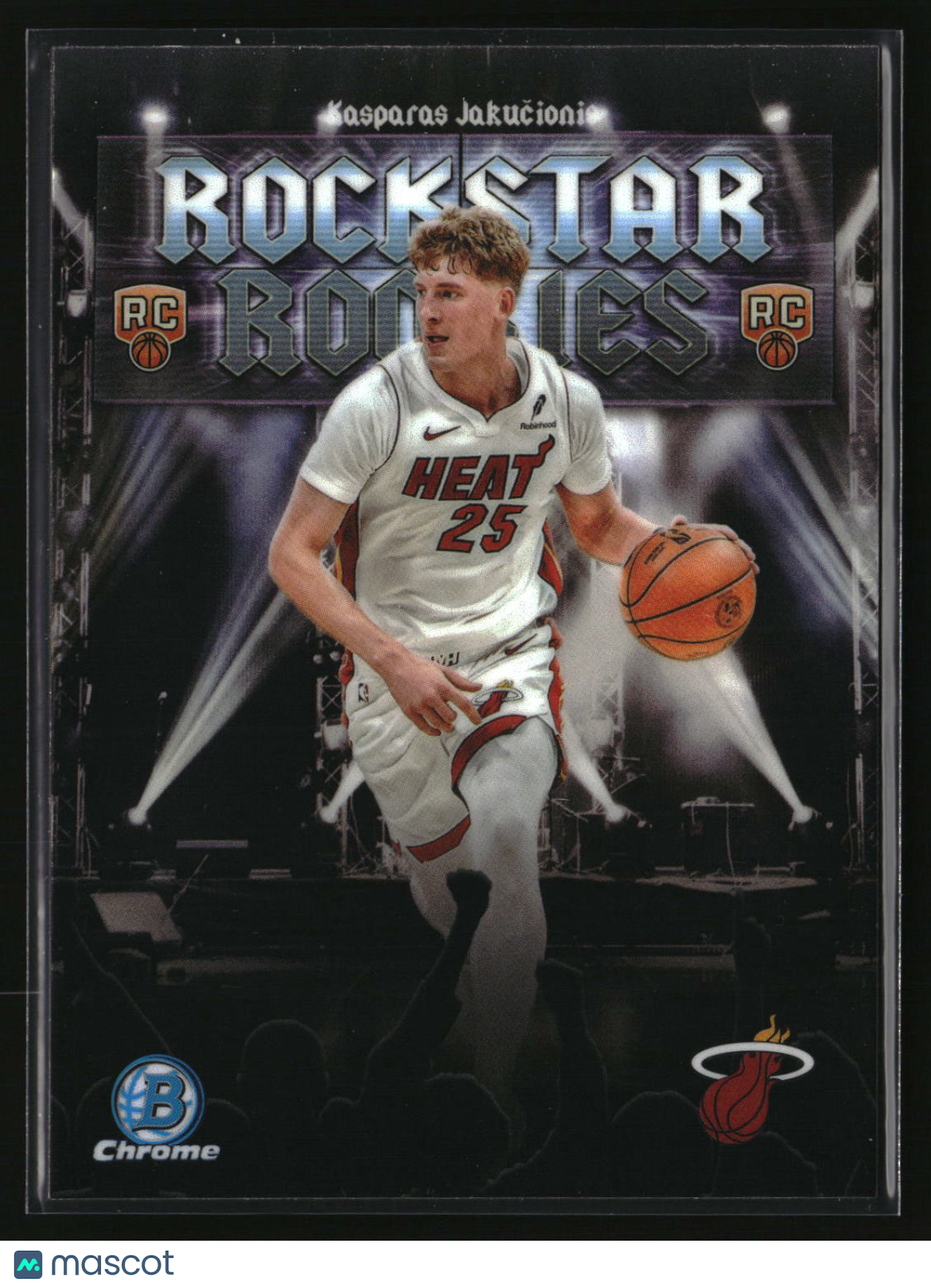 Kasparas Jakucionis 2025-26 Bowman Rockstar Rookies #RR-20