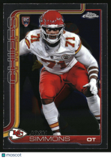 Josh Simmons 2025 Topps Chrome #304