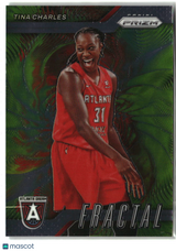 Tina Charles 2024 Panini Prizm WNBA Fractal #15