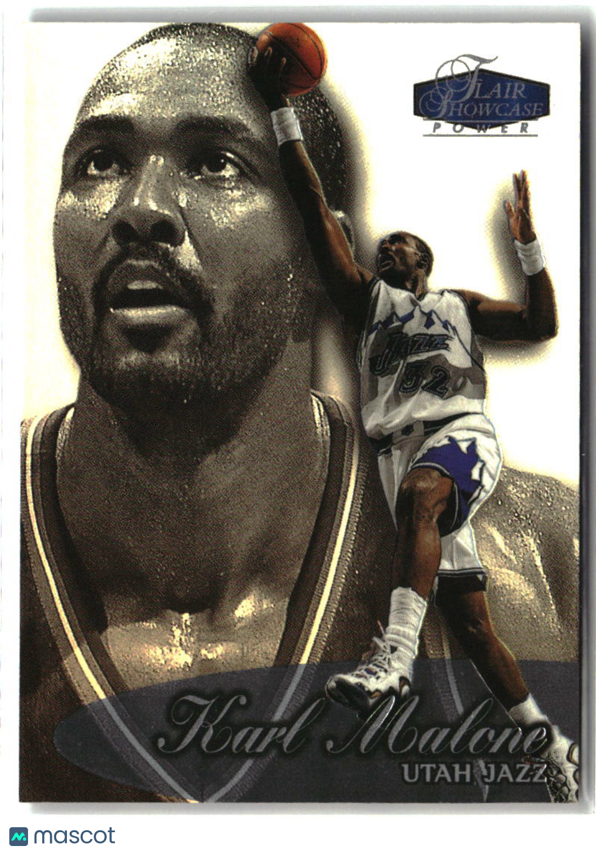 Karl Malone 1998-99 Flair Showcase #39
