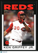 Ken Griffey Jr. 2021 Topps Update 1986 Topps Baseball 35th Anniversary #86B-14
