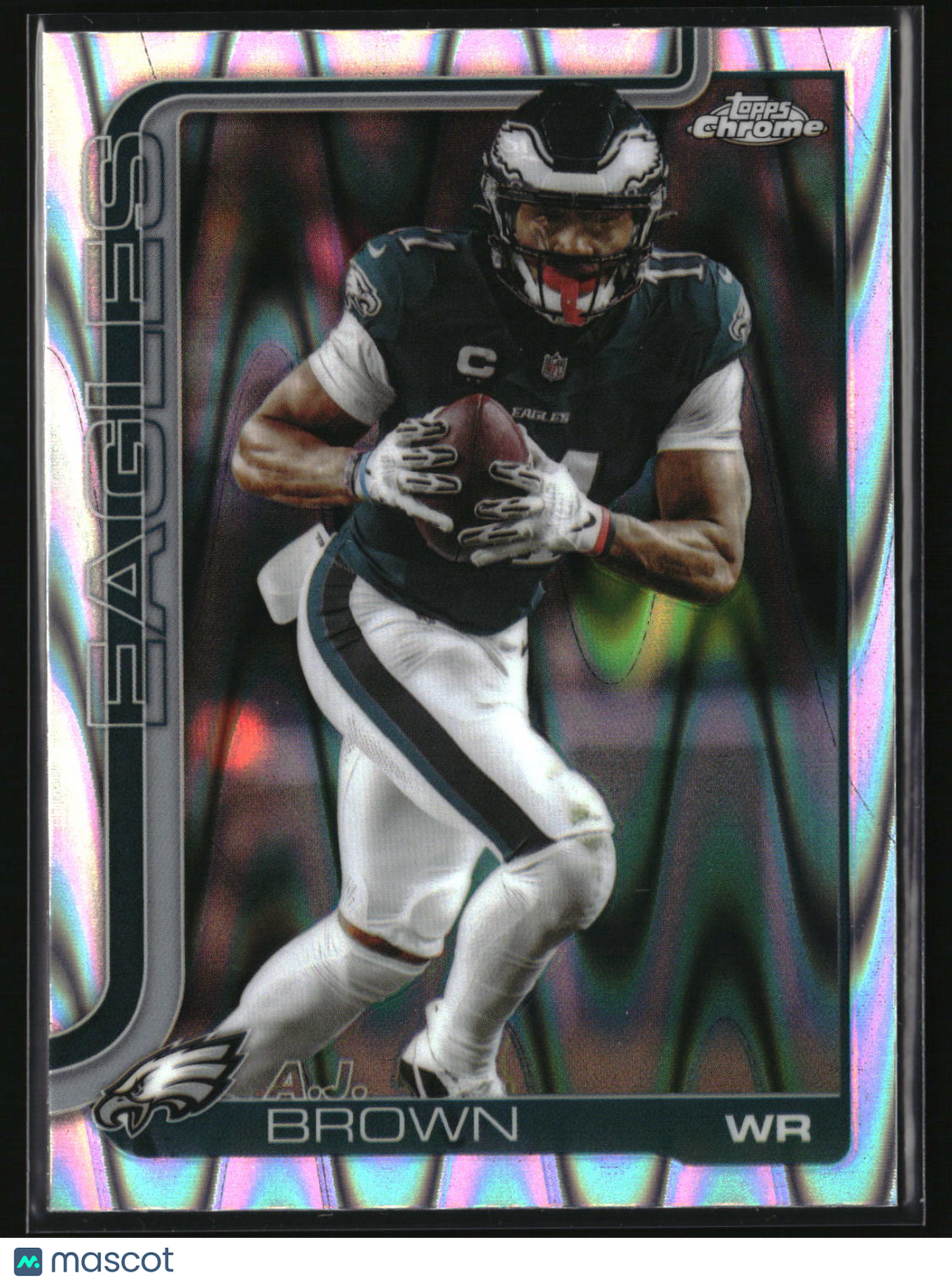A.J. Brown 2025 Topps Chrome Ray Wave Refractor #243