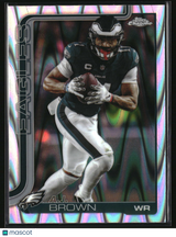 A.J. Brown 2025 Topps Chrome Ray Wave Refractor #243