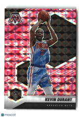 Kevin Durant 2020-21 Panini Mosaic Mosaic Camo Pink #7