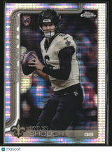 Tyler Shough 2025 Topps Chrome Football Pulsar Refractor #398