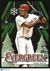 James Wood 2025 Topps Holiday Evergreen #E-5
