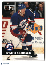 Fredrik Olausson 1991-92 Pro Set French #264