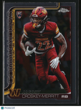 Jacory Croskey-Merritt 2025 Topps Chrome #387
