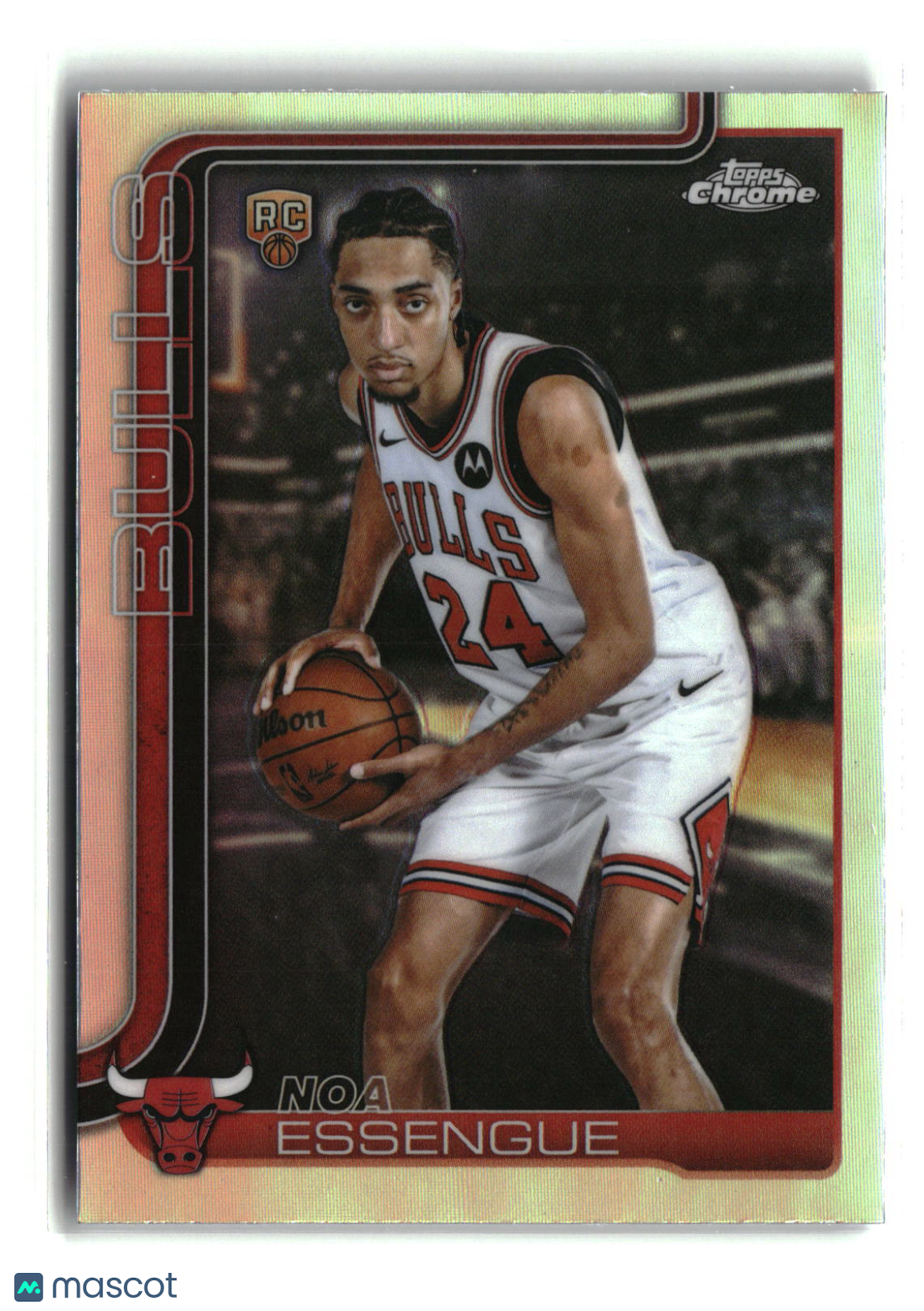 Noa Essengue 2025-26 Topps Chrome Update Refractor #162