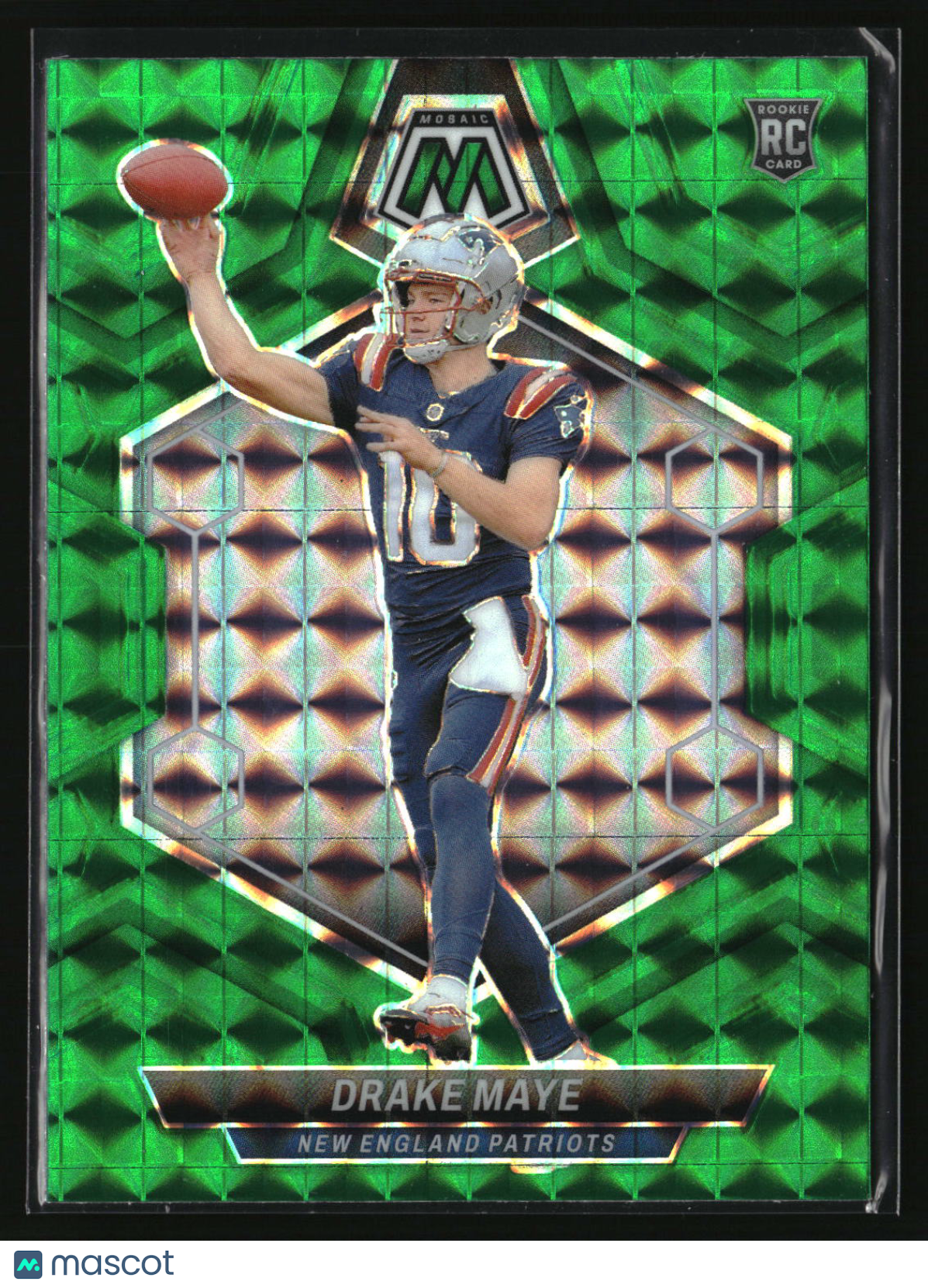 Drake Maye 2024 Panini Mosaic Mosaic Green #303