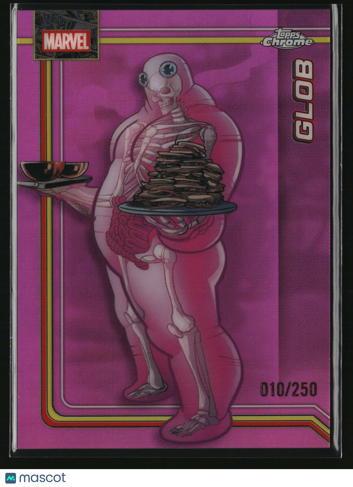Glob 2026 Topps Chrome Marvel Comics Pink Refractor #43 #/250