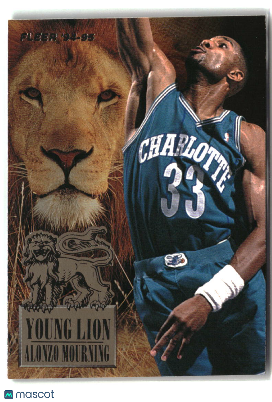 Alonzo Mourning 1994-95 Fleer Young Lions #4
