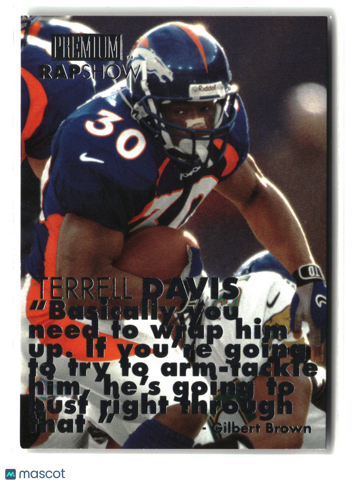 Terrell Davis 1998 SkyBox Premium Rap Show #14