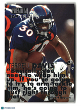 Terrell Davis 1998 SkyBox Premium Rap Show #14