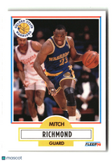 Mitch Richmond 1990-91 Fleer #67