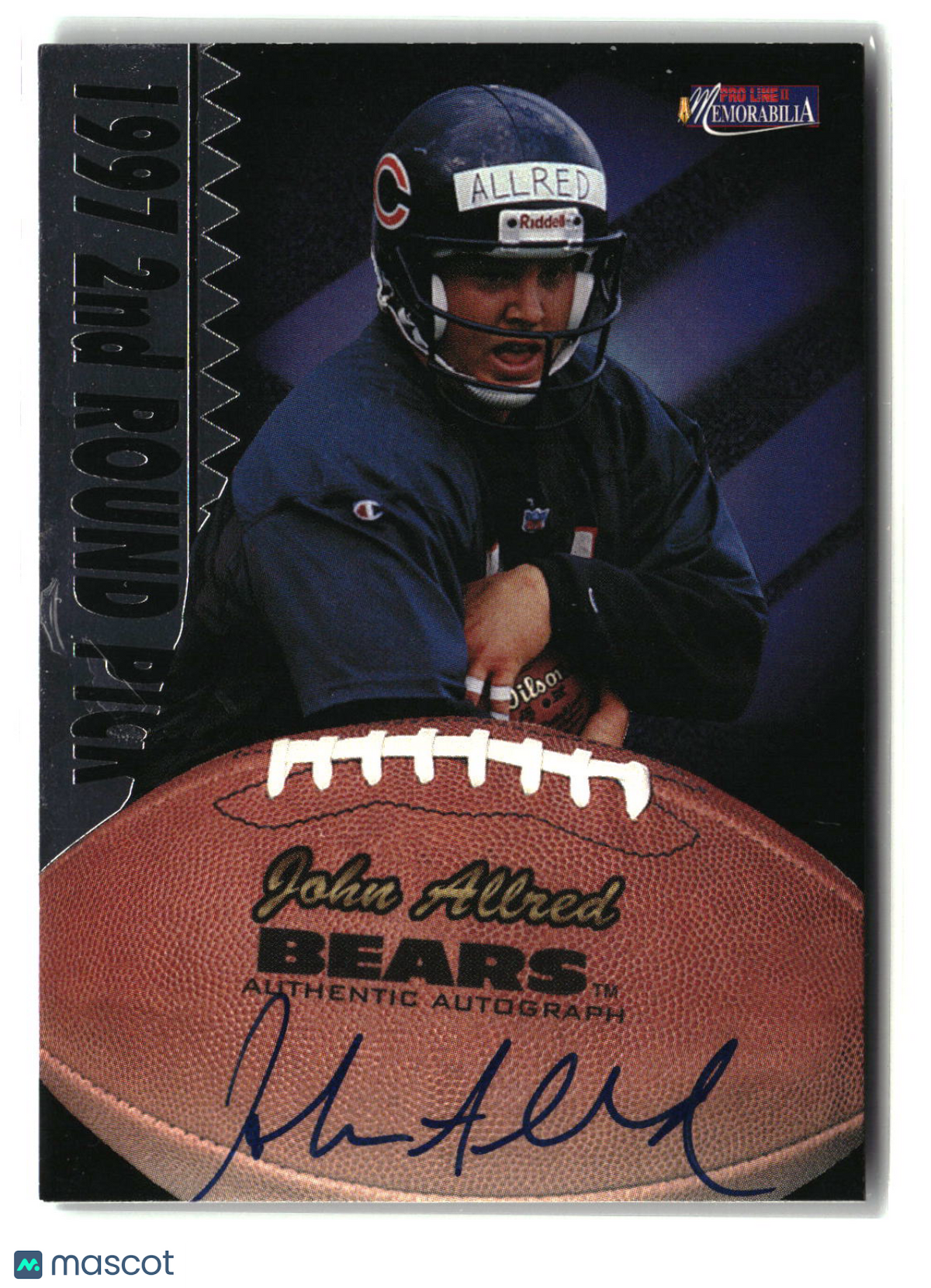 John Allred 1997 Pro Line Memorabilia Rookie Autographs #NNO