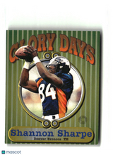 Shannon Sharpe 1997 Fleer Goudey II Glory Days #10 GD
