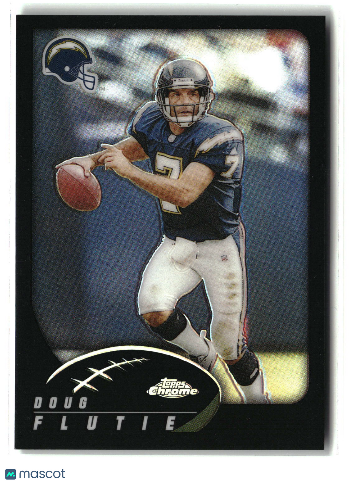 Doug Flutie 2002 Topps Chrome Black Refractors #136 #/599