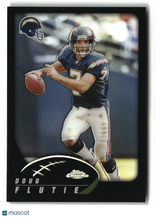 Doug Flutie 2002 Topps Chrome Black Refractors #136 #/599