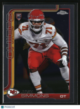Josh Simmons 2025 Topps Chrome #304