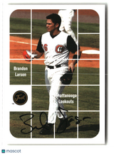Brandon Larson 2001 Just Stuff Autographs #BA.77