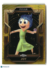 Joy 2025 Topps Pixar Gold Prism Gold Etch Refractor #56