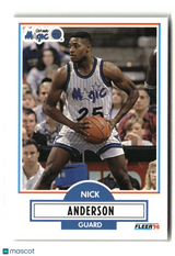 Nick Anderson 1990-91 Fleer #132