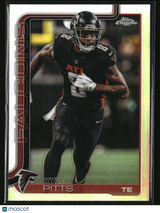 Kyle Pitts 2025 Topps Chrome - Topps Refractor #14