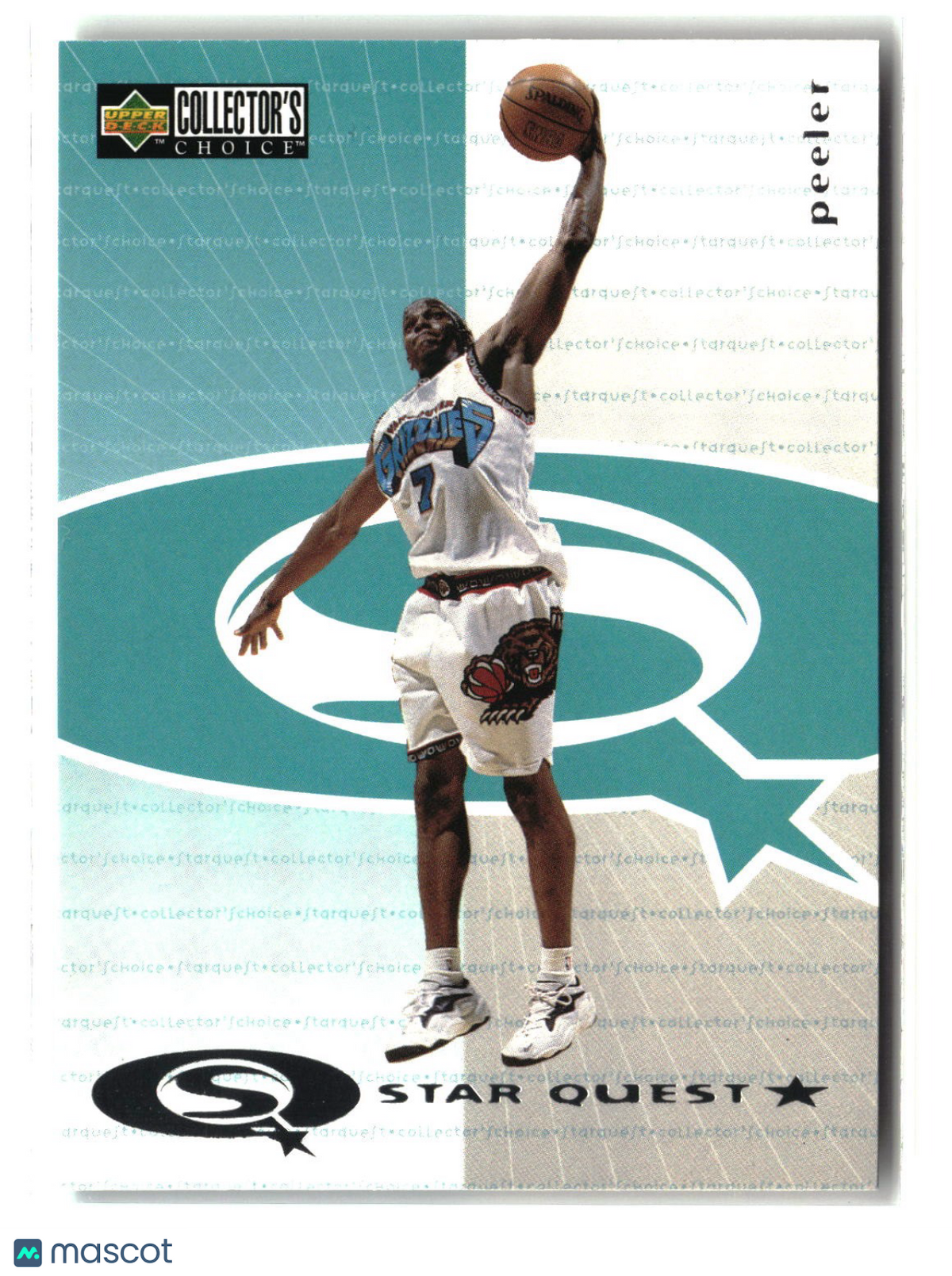 Anthony Peeler 1997-98 Collector's Choice StarQuest #SQ27